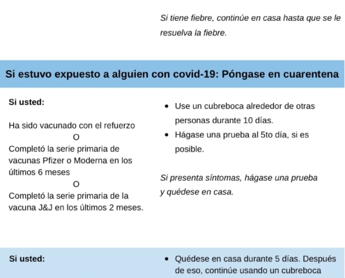 quarintine and isolation when to do each